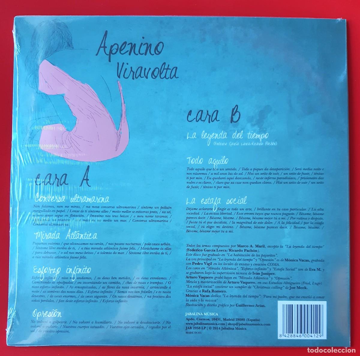 Discos de vinilo: APENINO - VIRAVOLTA 10&rdquo; MINI-LP - Foto 2