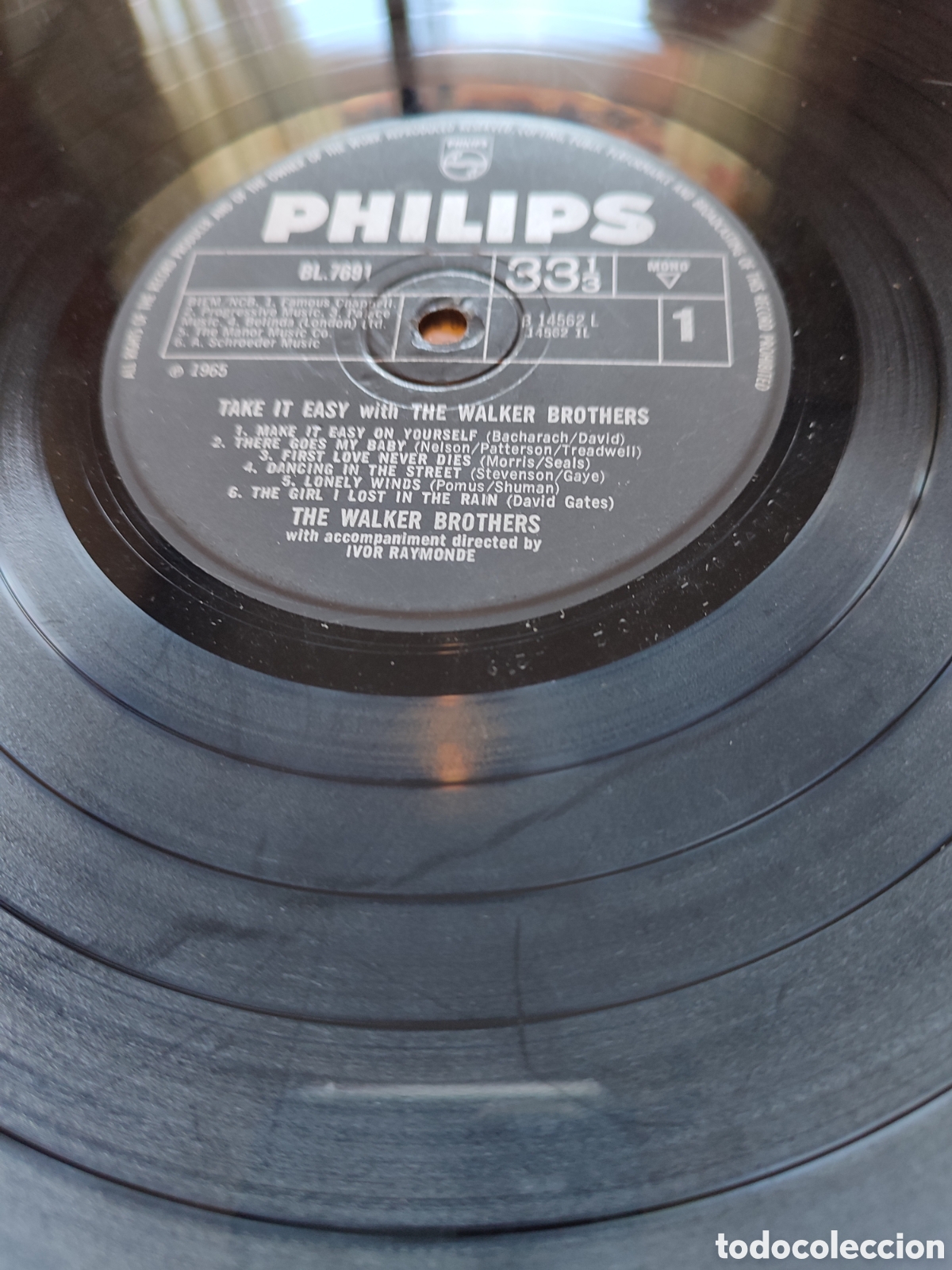Discos de vinilo: The Walker Brothers - Take It easy - Foto 3