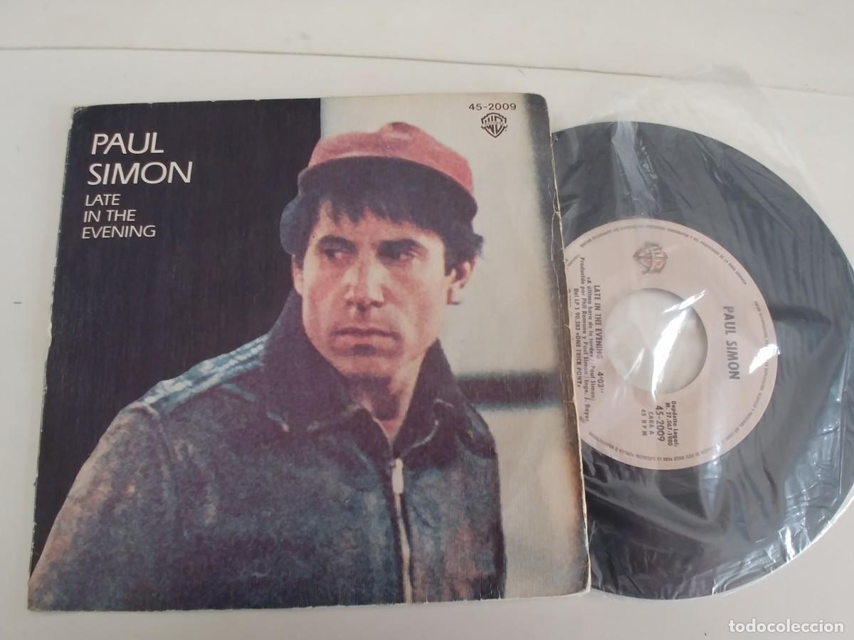 Discos de vinilo: PAUL SIMON-SINGLE LATE IN THE EVENING - Foto 1