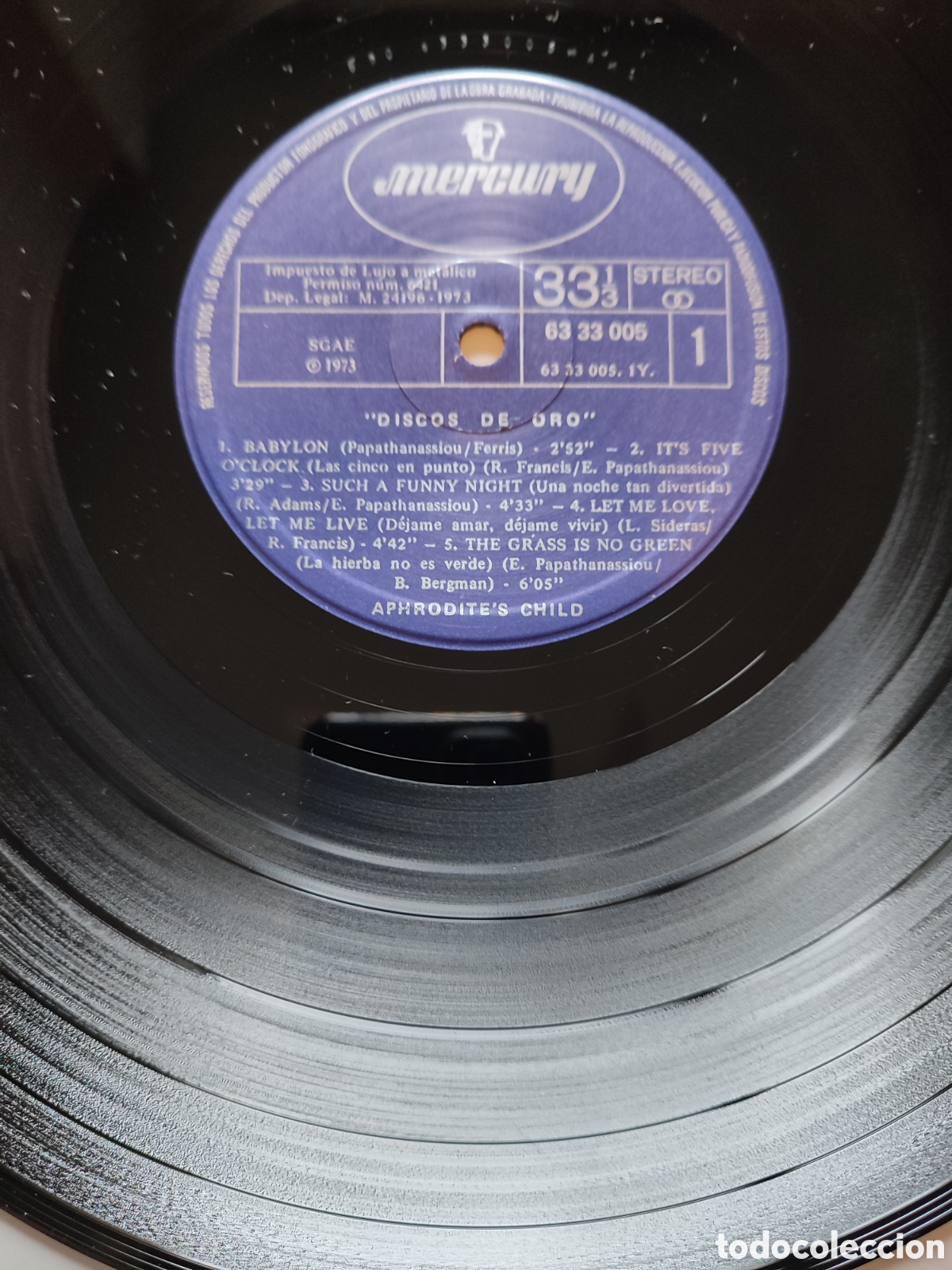 Discos de vinilo: Aphrodites Child - Disco de oro - Foto 3