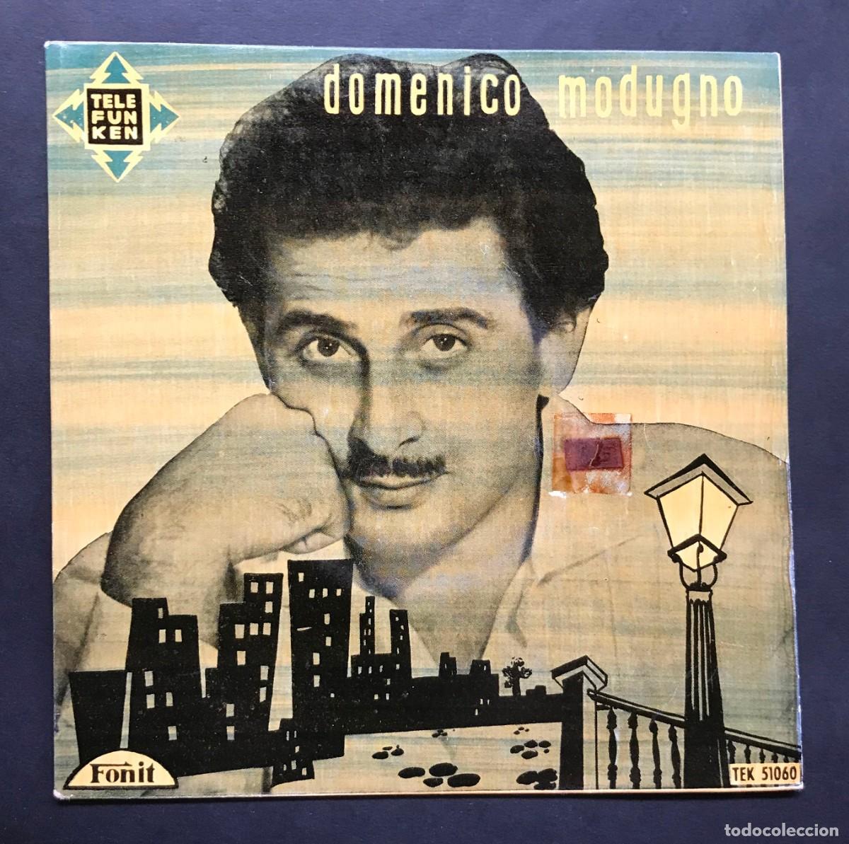 Discos de vinilo: DOMENICO MODUGNO - Notte Lunga Notte - EP 1958 - TELEFUNKEN - Foto 1