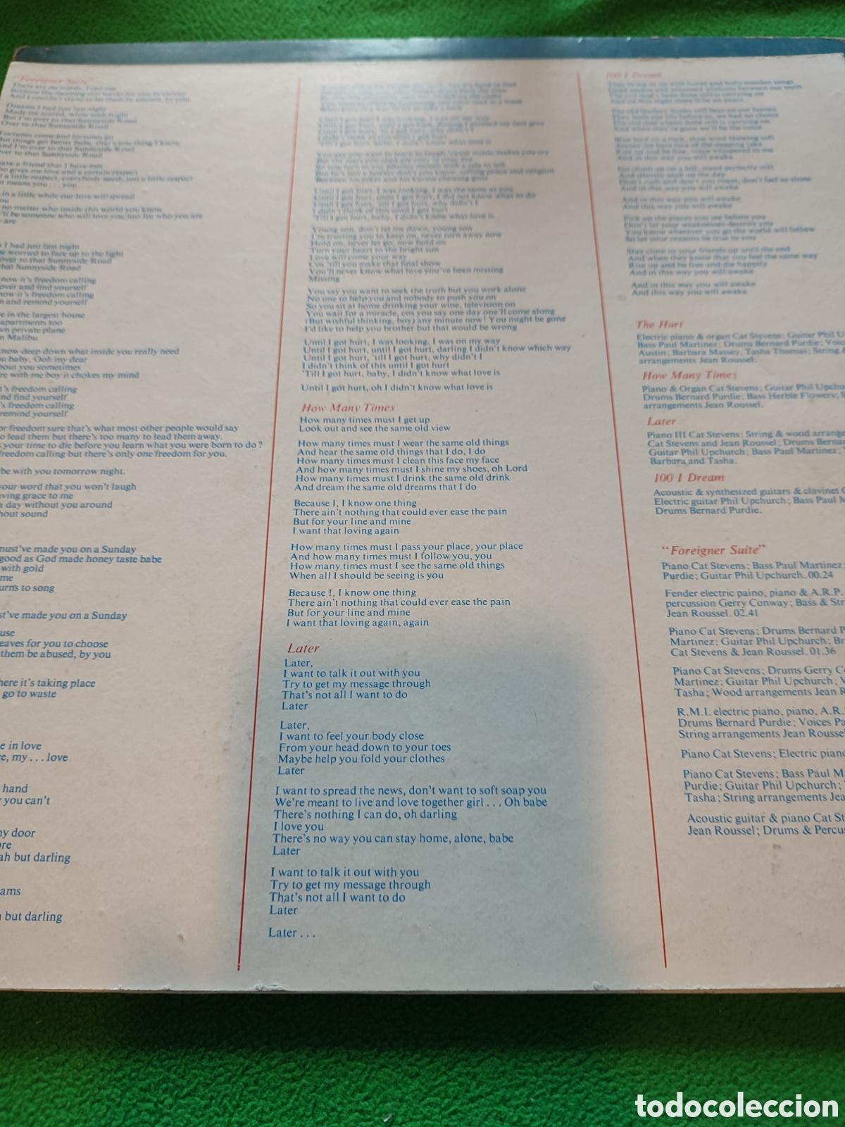 Discos de vinilo: Cat Stevens - Foreigner - Foto 3