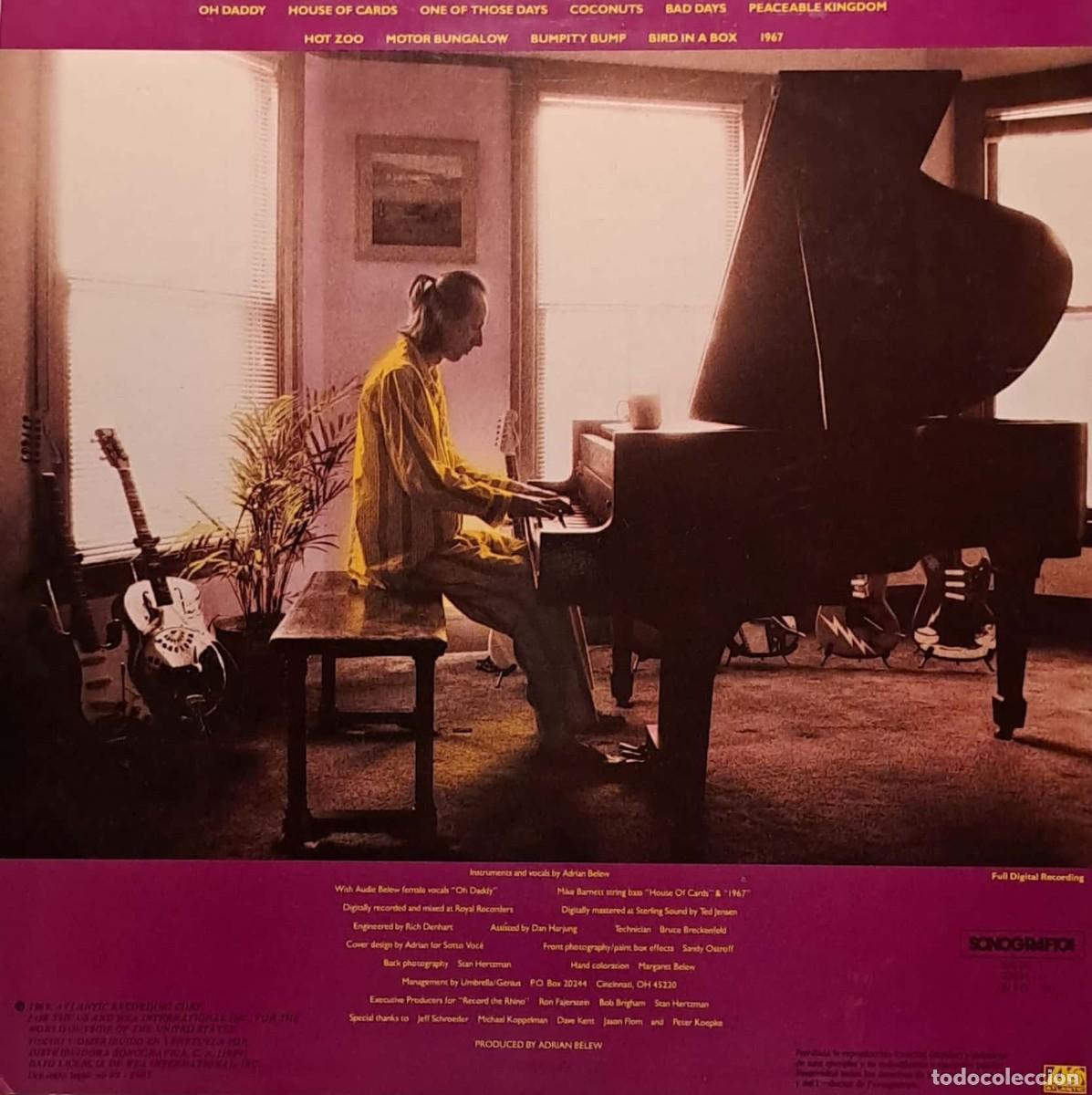 Discos de vinilo: Adrian Belew &lrm;&ndash; Mr. Music Head - Foto 2