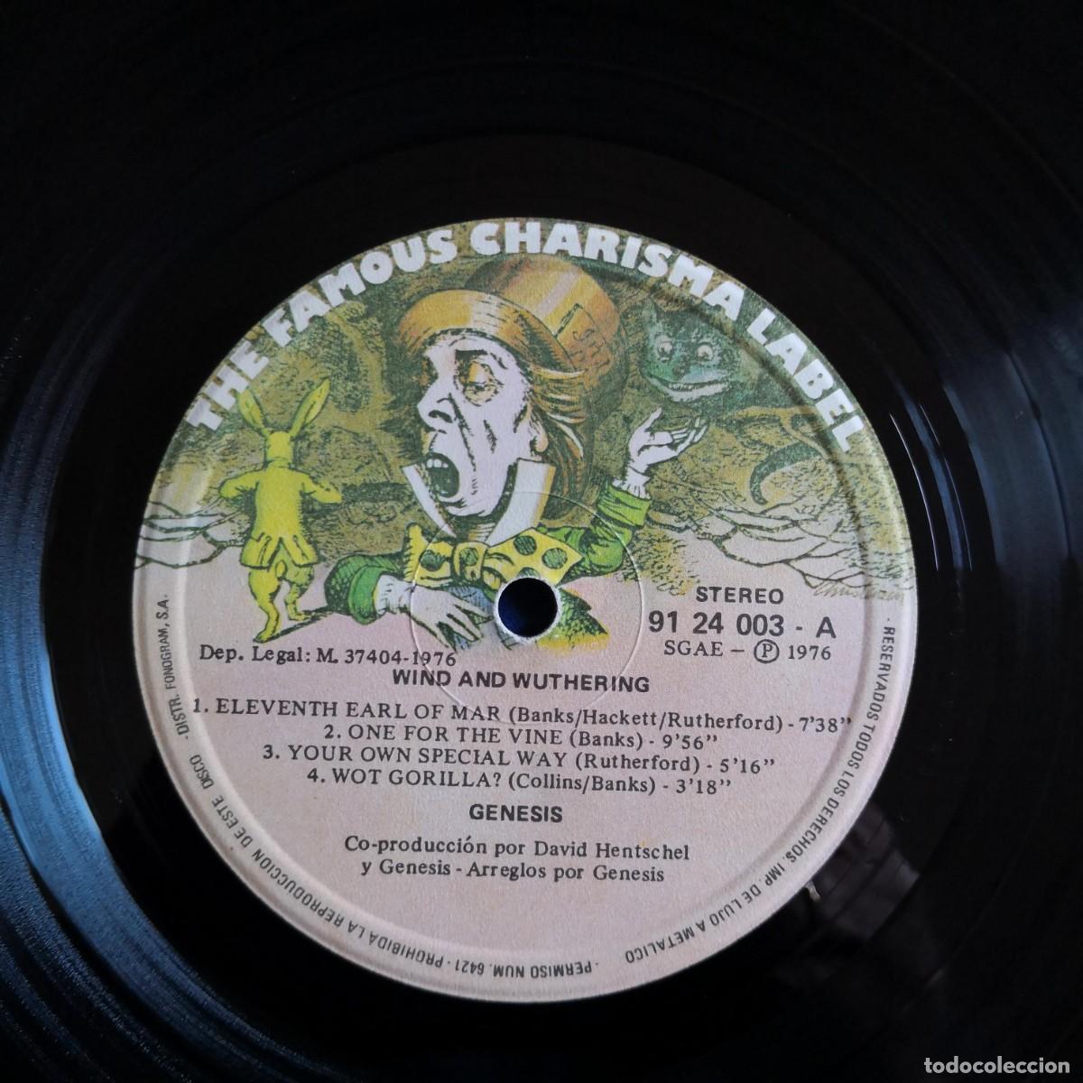 Discos de vinilo: LP GENESIS WIND AND WUTHERING - Foto 4