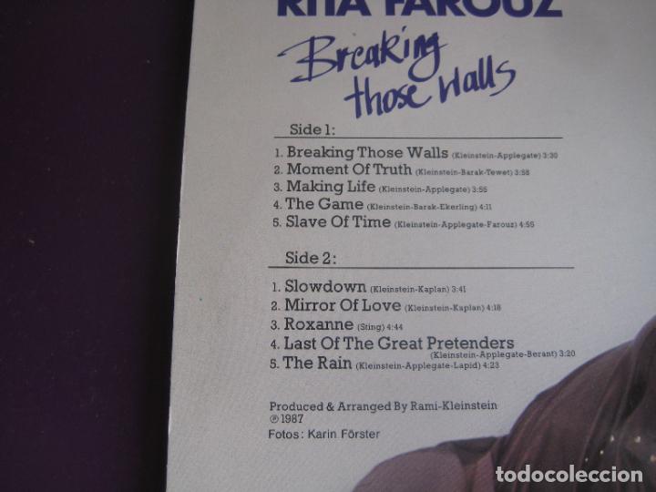rita farouz – breaking those walls - lp big mou - Buy LP vinyl