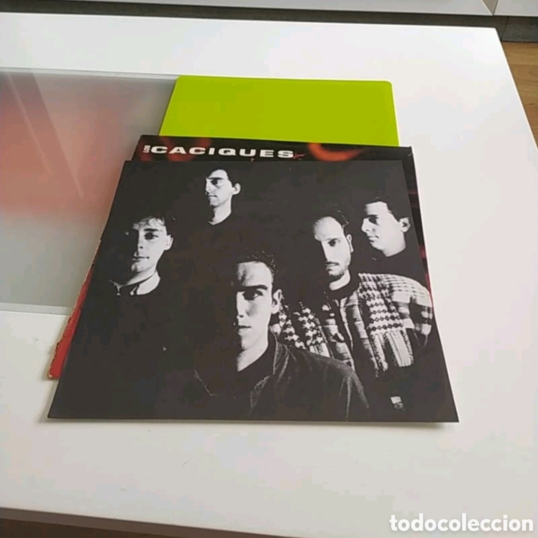 Discos de vinilo: Lp Los Caciques. Por la Baranda - Foto 3