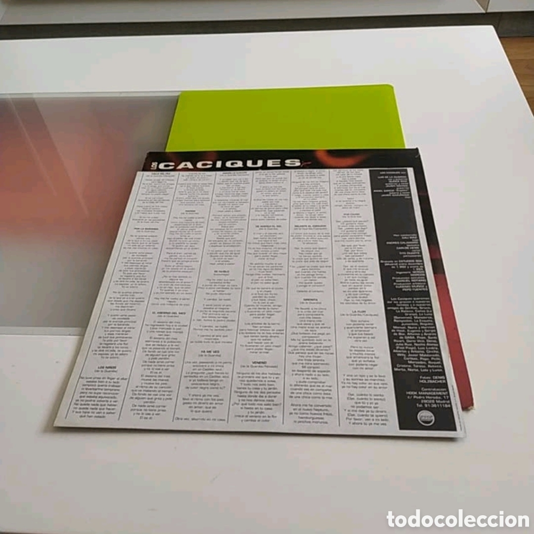 Discos de vinilo: Lp Los Caciques. Por la Baranda - Foto 4