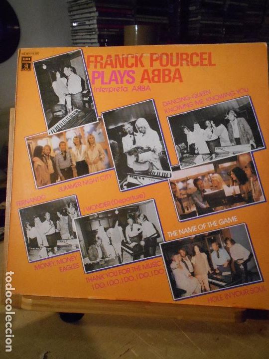 Discos de vinilo: LP - FRANCK POURCEL Y SU GRAN ORQUESTA - INTERPRETA ABBA - Foto 1