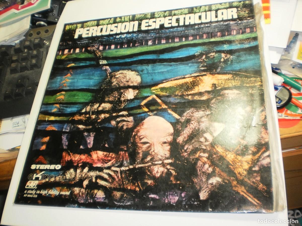 Discos de vinilo: lp percusi&oacute;n espectacular. ekipo 1971 spain (buen estado)
