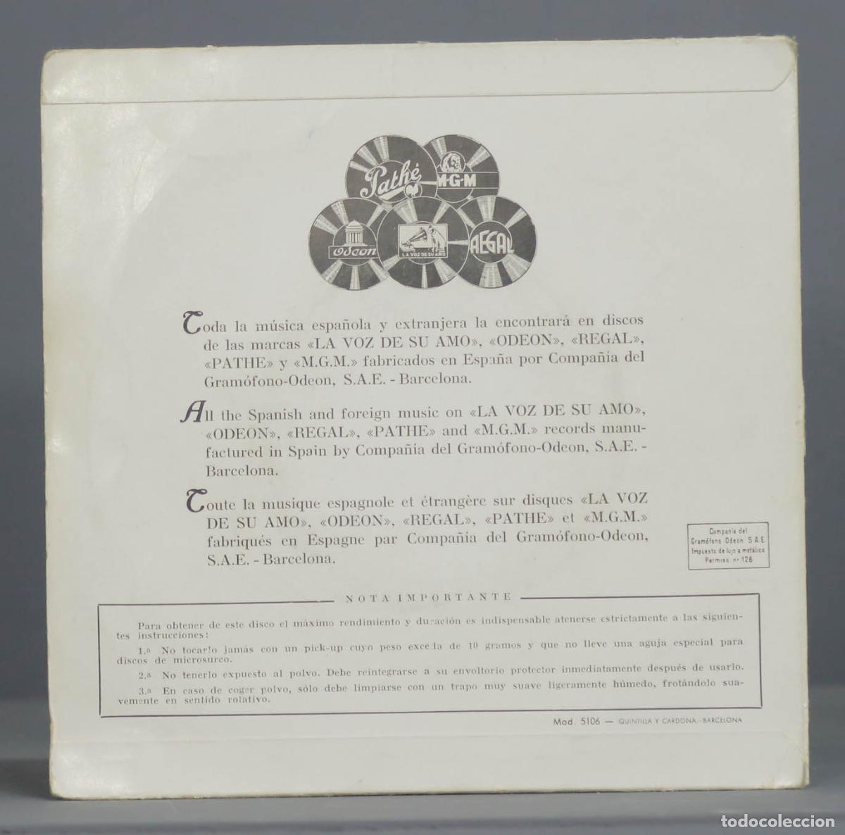 Discos de vinilo: EP. Lucho Gatica &ndash; Concierto De Amor - Foto 2