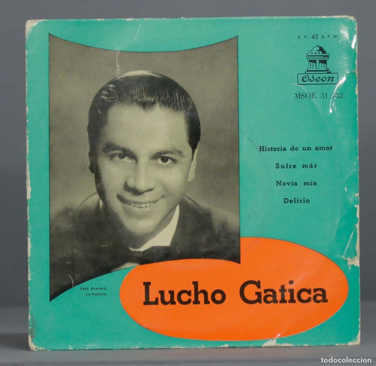 Discos de vinilo: EP. Lucho Gatica &ndash; Historia De Un Amor - Foto 1