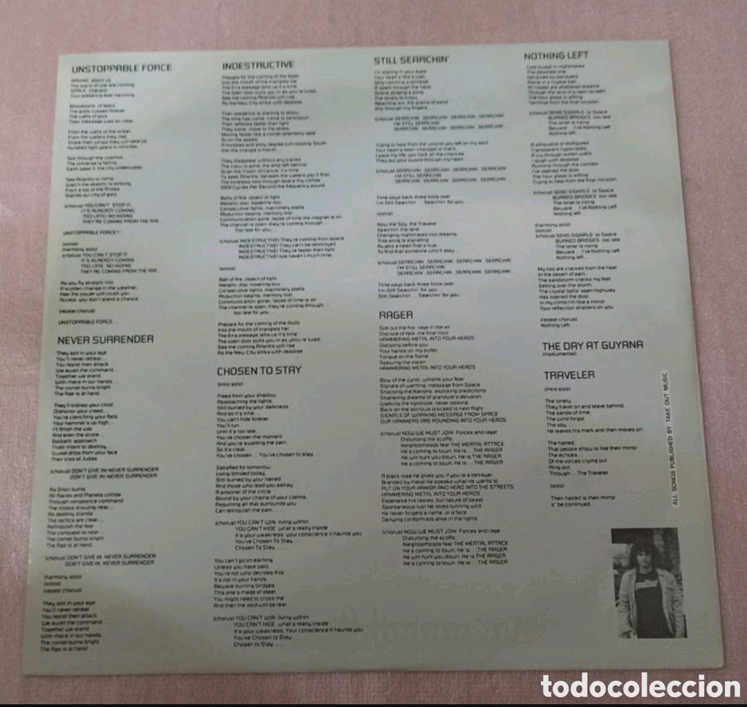 Discos de vinilo: Disco vinilo Agent Steel-Unstoppable force - Foto 4