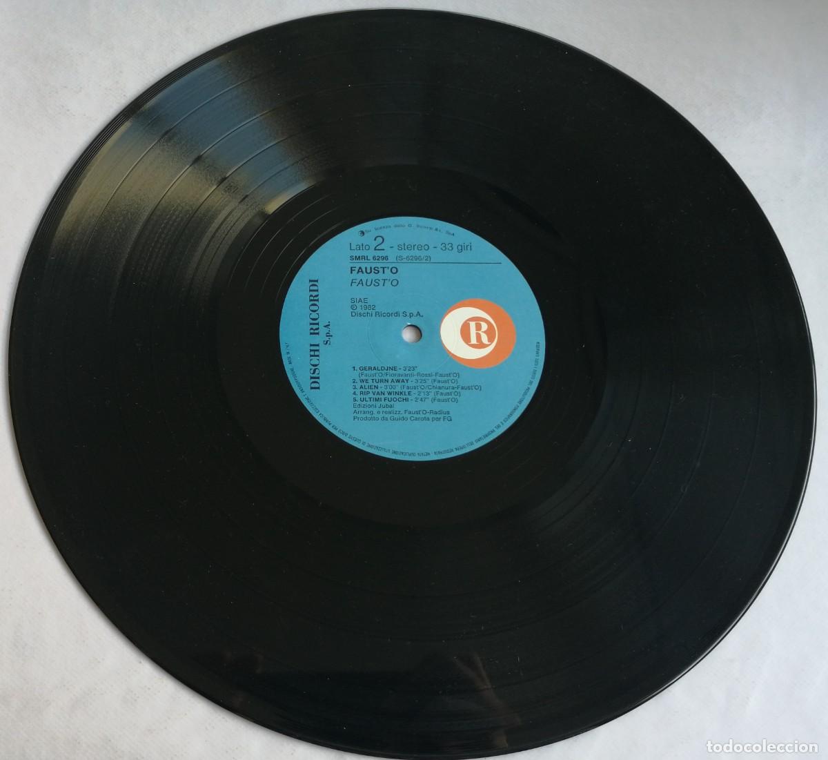 Discos de vinilo: Fausto, Fausto, Ricordi SMRL 6296 - Foto 6