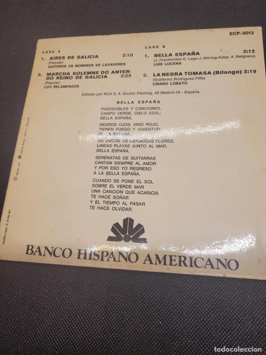 Discos de vinilo: Vinilo Banco Hispano Americano EP - Foto 2