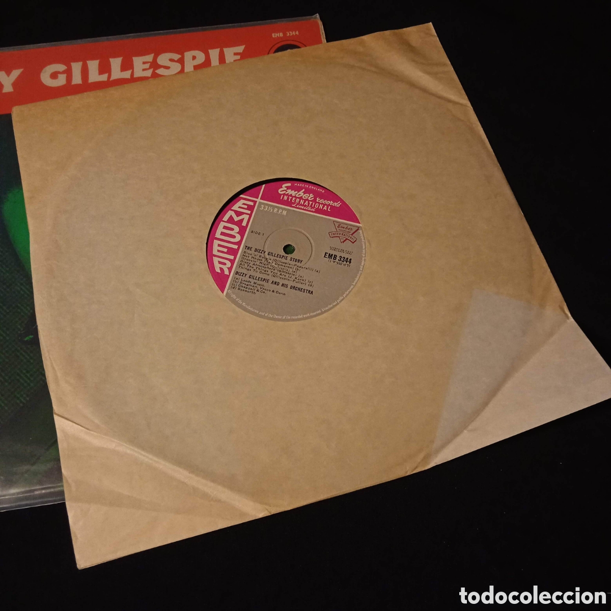 Discos de vinilo: THE DIZZY GILLESPIE STORY - EMBER EMB3344 LP - Foto 3