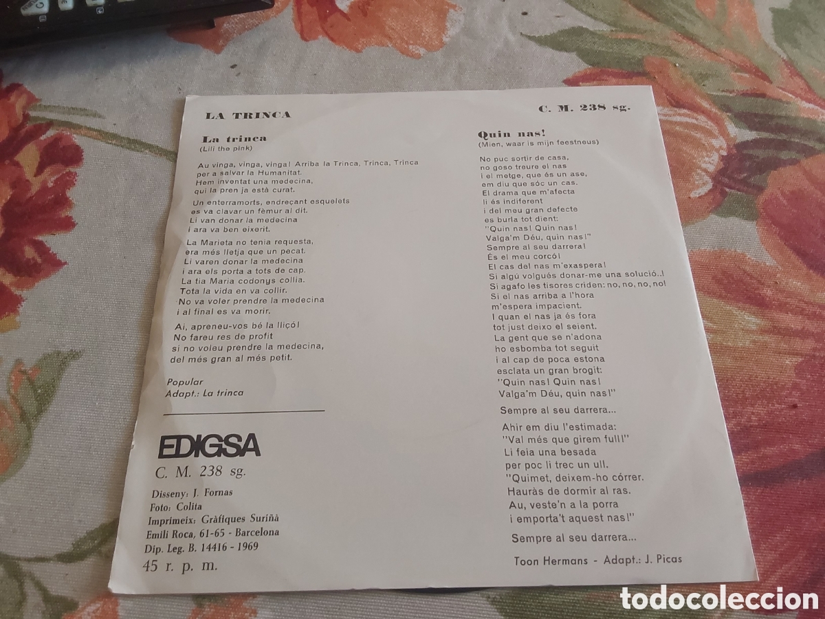 Discos de vinilo: VINILO LA TRINCA - Foto 2