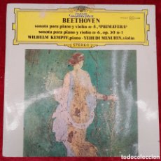 Discos de vinilo: D-511. LP DISCO DE VINILO. BEETHOVEN SONATA PARA PIANO Y VIOLIN N.5-6. DEUTSCHE GRAMMOPHON
