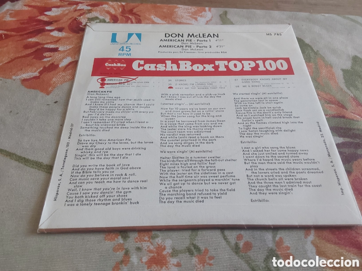 Discos de vinilo: VINILO DON MCLEAN - Foto 3