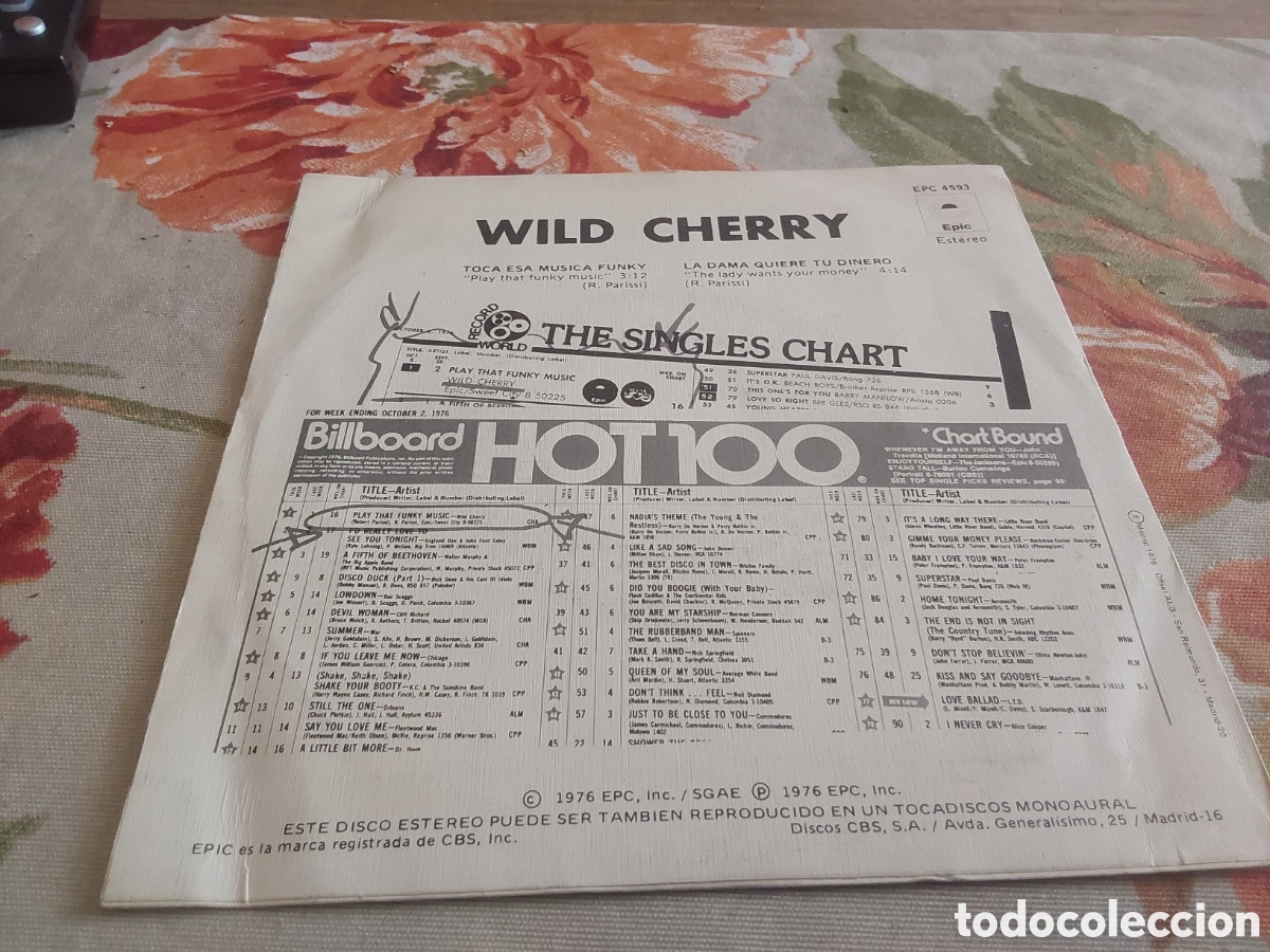 Discos de vinilo: VINILO WILD CHERRY - Foto 1
