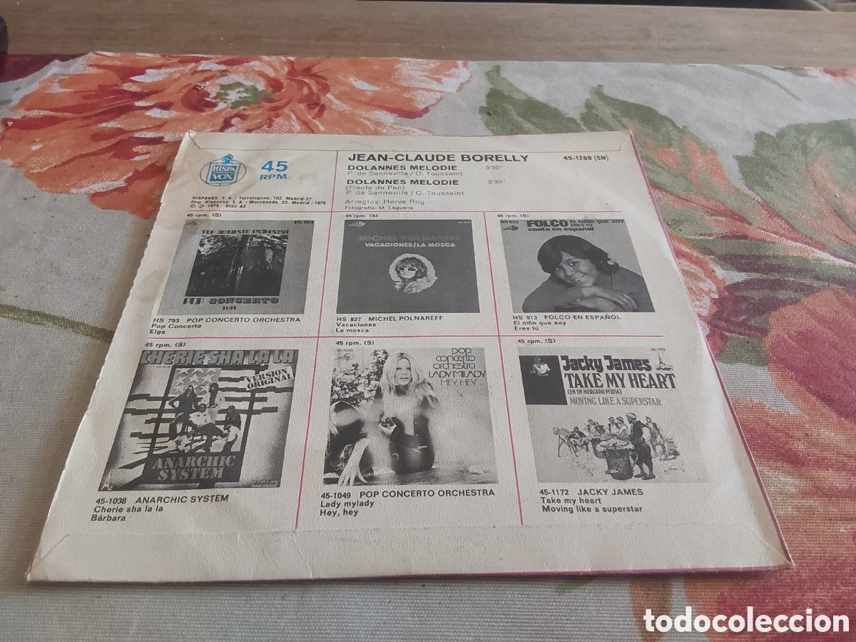 Discos de vinilo: VINILO JEAN CLAUD BORELLY - Foto 2