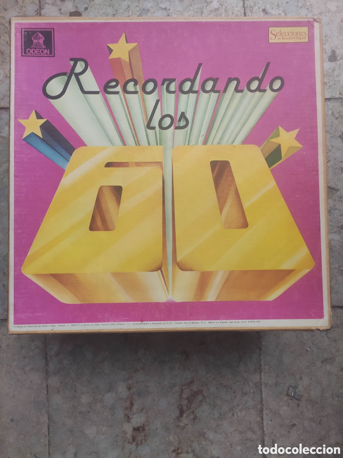 Discos de vinilo: RECORDANDO LOS 60. ODEON 1979 CAJA 8 LP - Foto 1