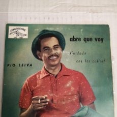 Dischi in vinile: PIO LEIVA CUIDADO CON LOS CALLOS/COCALECA Y CANGREJAL +2 EP 7'' 1961 CUBALEGRE CUBAN LATIN SPAIN