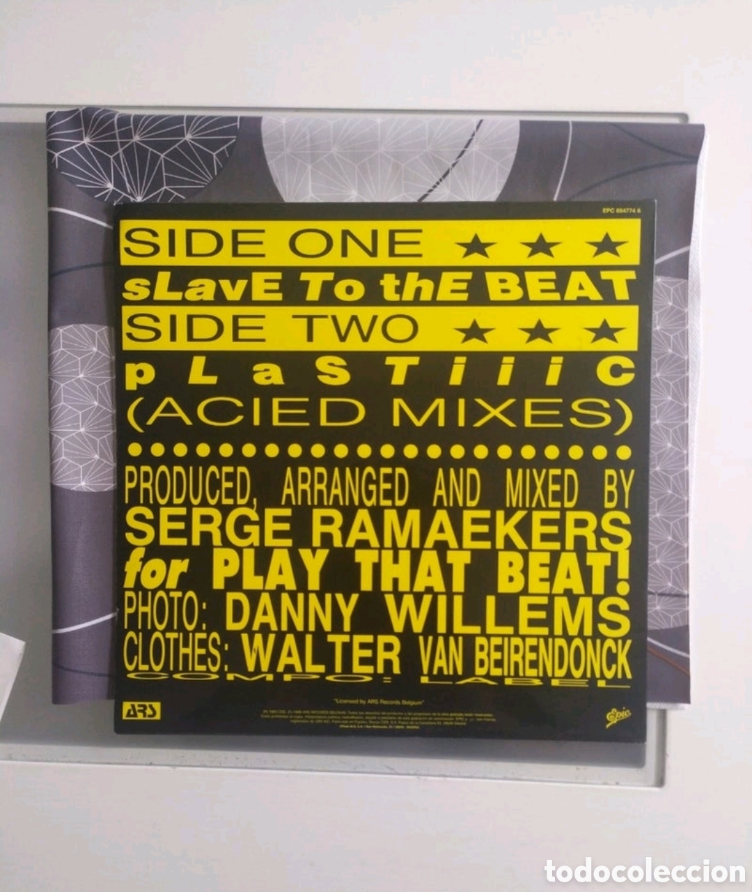 Discos de vinilo: Maxi single Plastic (Plastic Bertrand). Slave To The Beat - Foto 2