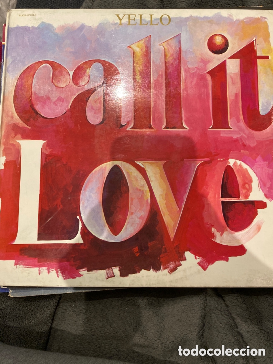 Discos de vinilo: YELLO - CALL IT LOVE MAXI SINGLE SPAIN 1987 - Foto 1