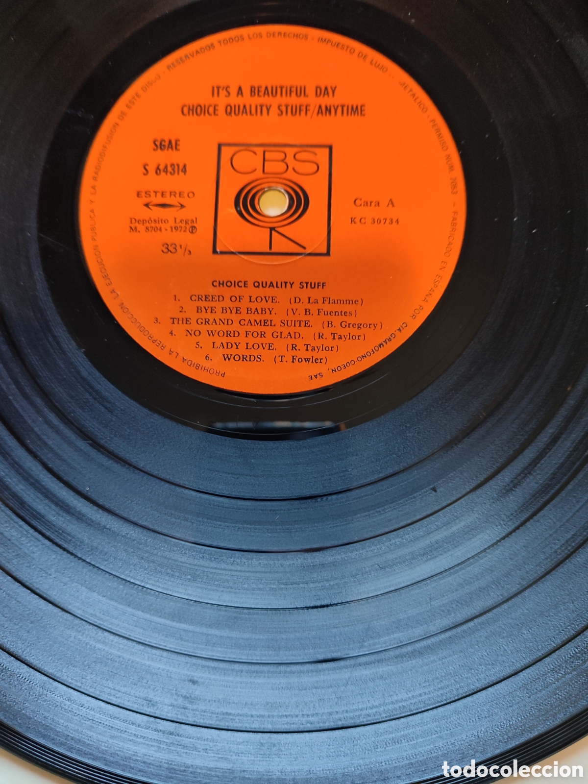 Discos de vinilo: It,s A Beautiful Day - Choice quality stuff - Foto 3