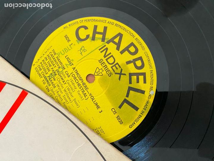 Discos de vinilo: LIGHT ATMOSPHERE VOL 3. CHAPELL LP (B-36) - Foto 2