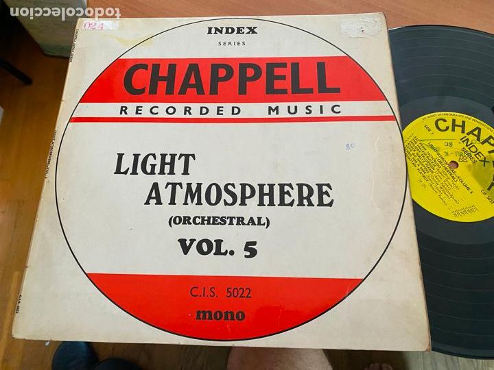 Discos de vinilo: LIGHT ATMOSPHERE VOL 5. CHAPELL LP (B-36) - Foto 1