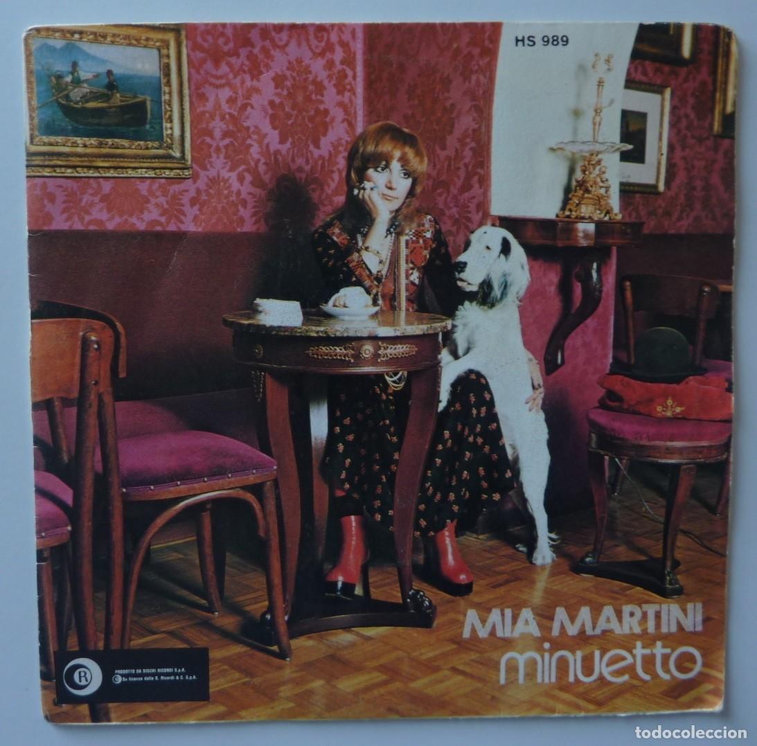 Discos de vinilo: MIA MARTINI // MINUETTO // 1973 // SINGLE - Foto 1