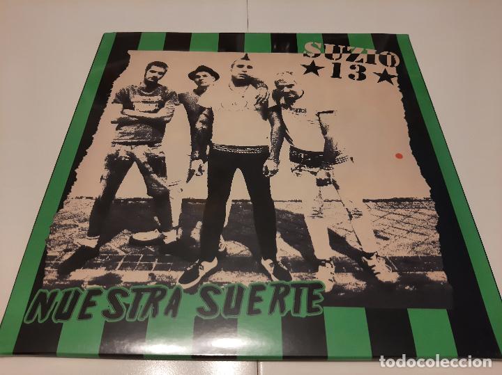 Discos de vinilo: SUZIO 13 -NUESTRA SUERTE- (2010) VINILO + CD - Foto 1