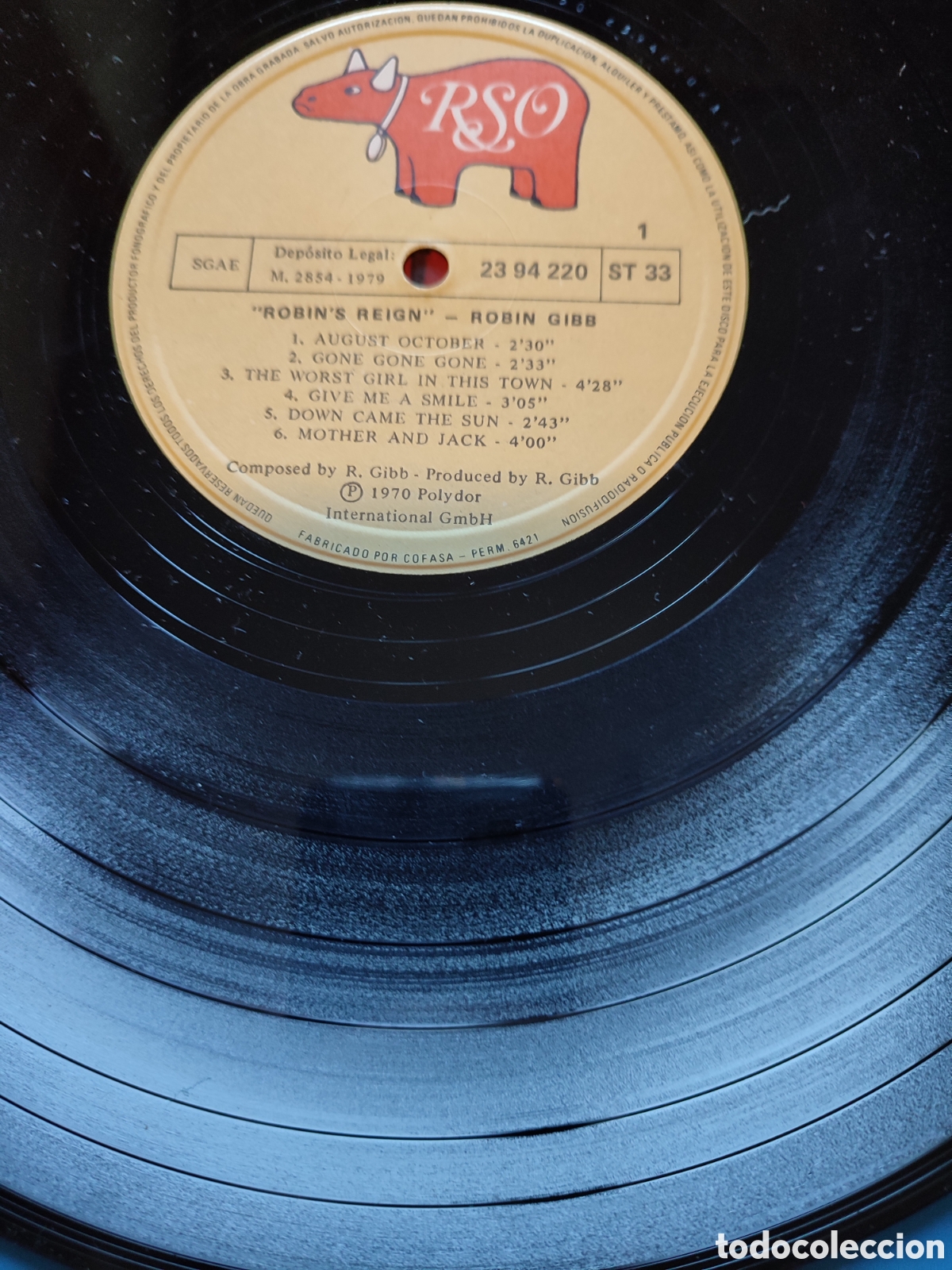Discos de vinilo: Robin Gibb - Robin,s Reign - Foto 3