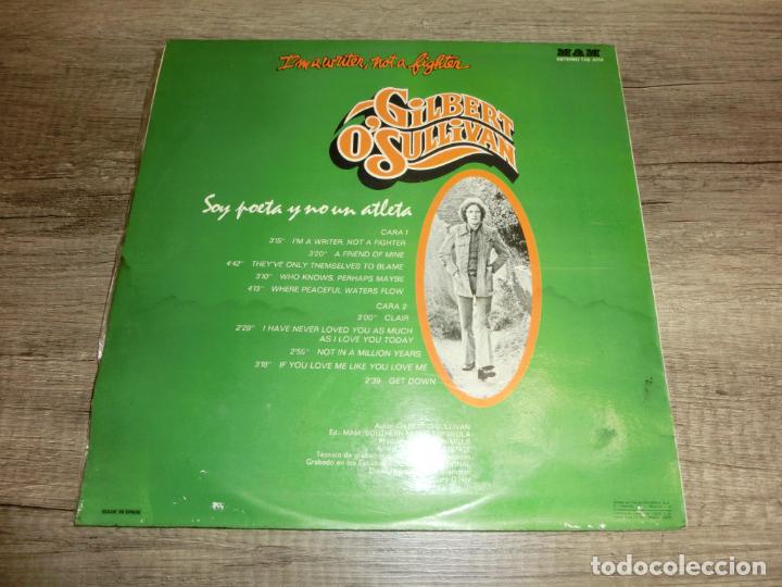 Discos de vinilo: Gilbert OSullivan - Im A Writer, Not A Fighter - Foto 2