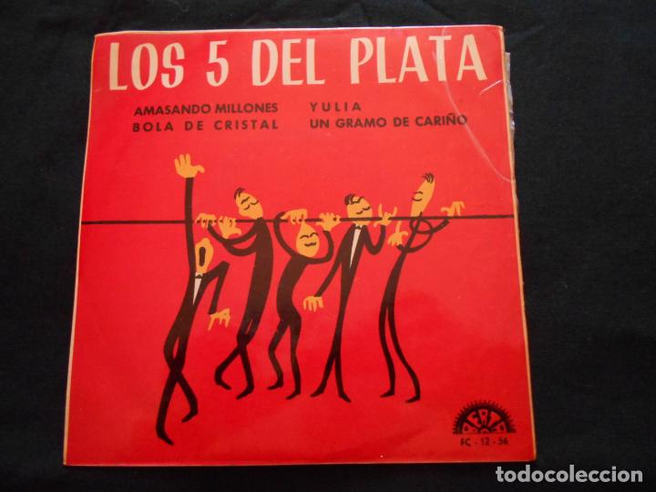 Discos de vinilo: LOS 5 DEL PLATA // AMASANDO MILLONES + 3 - Foto 1