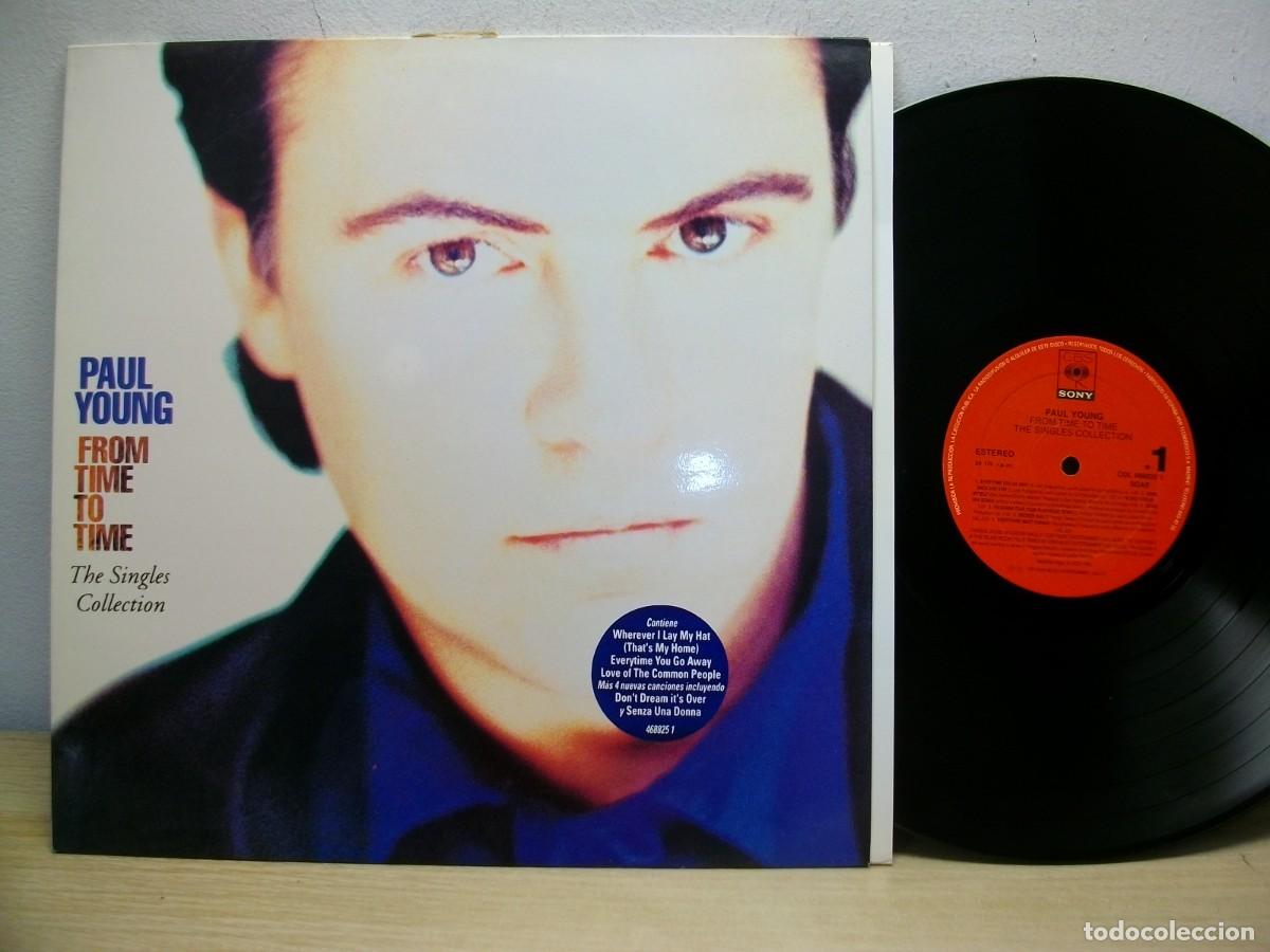Discos de vinilo: Paul Young -From time to time-Singles collection LP - Foto 1