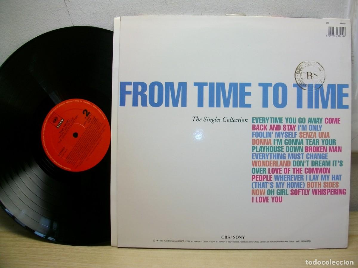 Discos de vinilo: Paul Young -From time to time-Singles collection LP - Foto 2