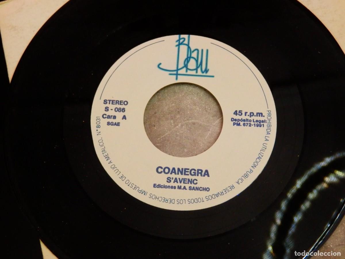 Discos de vinilo: COANEGRA * Single SAvenc / Galeig * 1991 * Rare - Foto 3