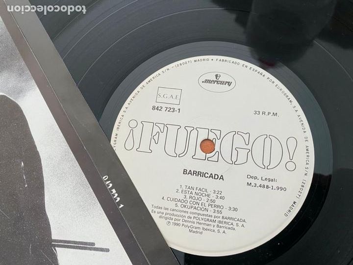 Discos de vinilo: BARRICADA 2 x LP ESPA&Ntilde;A 1990 (B-36) - Foto 2