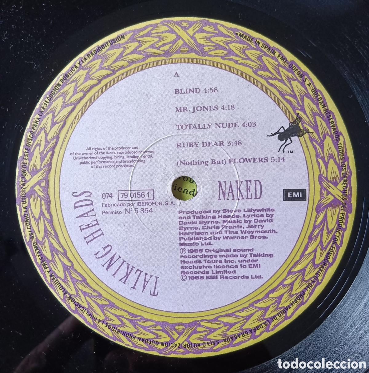 Discos de vinilo: Talking Heads, 1988 - Naked - Foto 7
