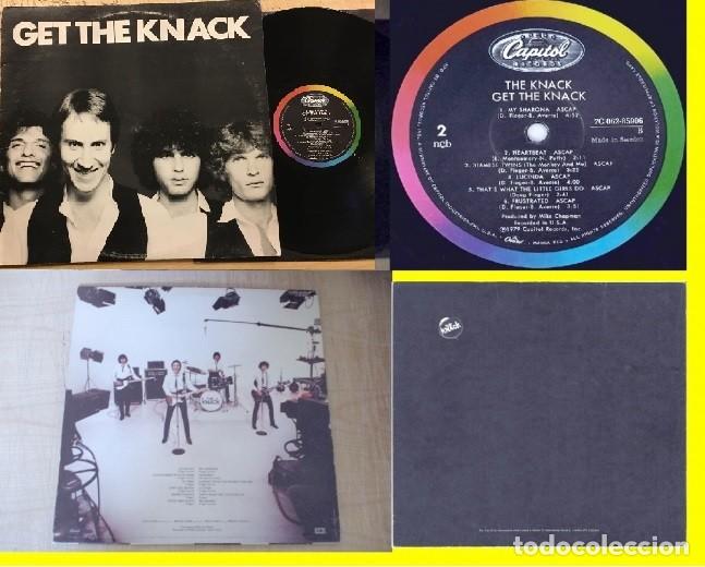 Discos de vinilo: THE KNACK, get the knack 79, 1&ordm; lp MY SHARONA, POWER POP / RARA COMPLETA 1&ordf; EDIC ORG SUECIA, EXC !!