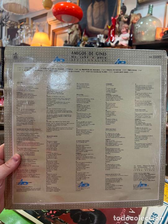 Discos de vinilo: LP AMIGOS DE GINES - ME SABE A POCO - Foto 2