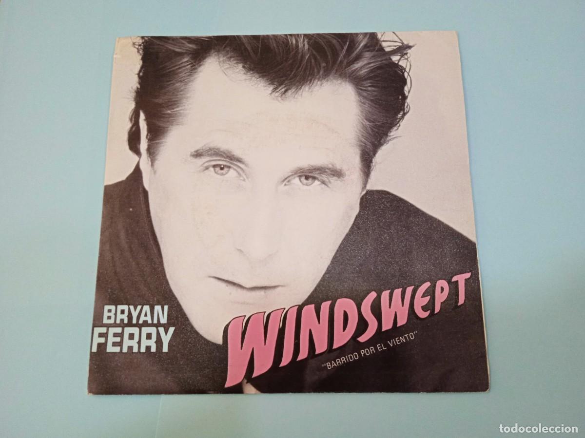 Discos de vinilo: Single Bryan Ferry - Windswept (ed. espa&ntilde;ola) Roxy Music - Foto 1