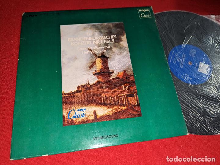 Vinyl-Schallplatten: CAMARATA ROMANA Henry Adolph BACH Brandenburgisches konzert nr.1, nr.5 LP 1978 SPAIN ESPA&Ntilde;A