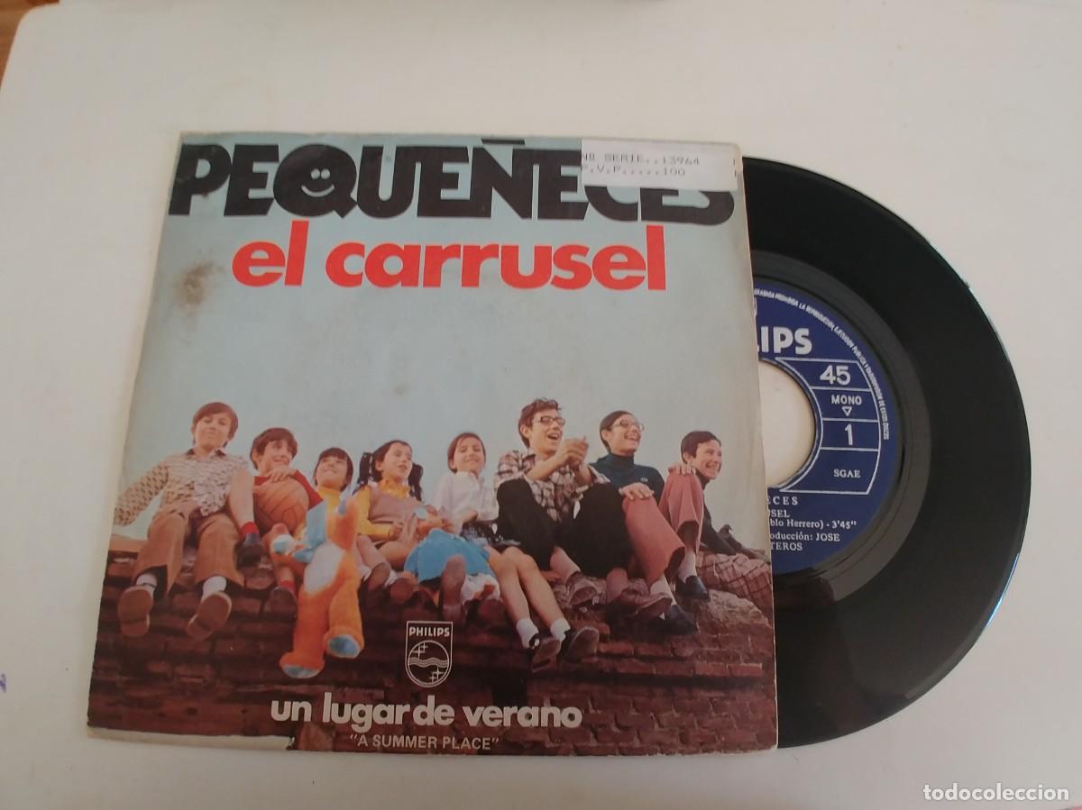 Discos de vinilo: PEQUE&Ntilde;ECES-SINGLE EL CARRUSEL - Foto 1