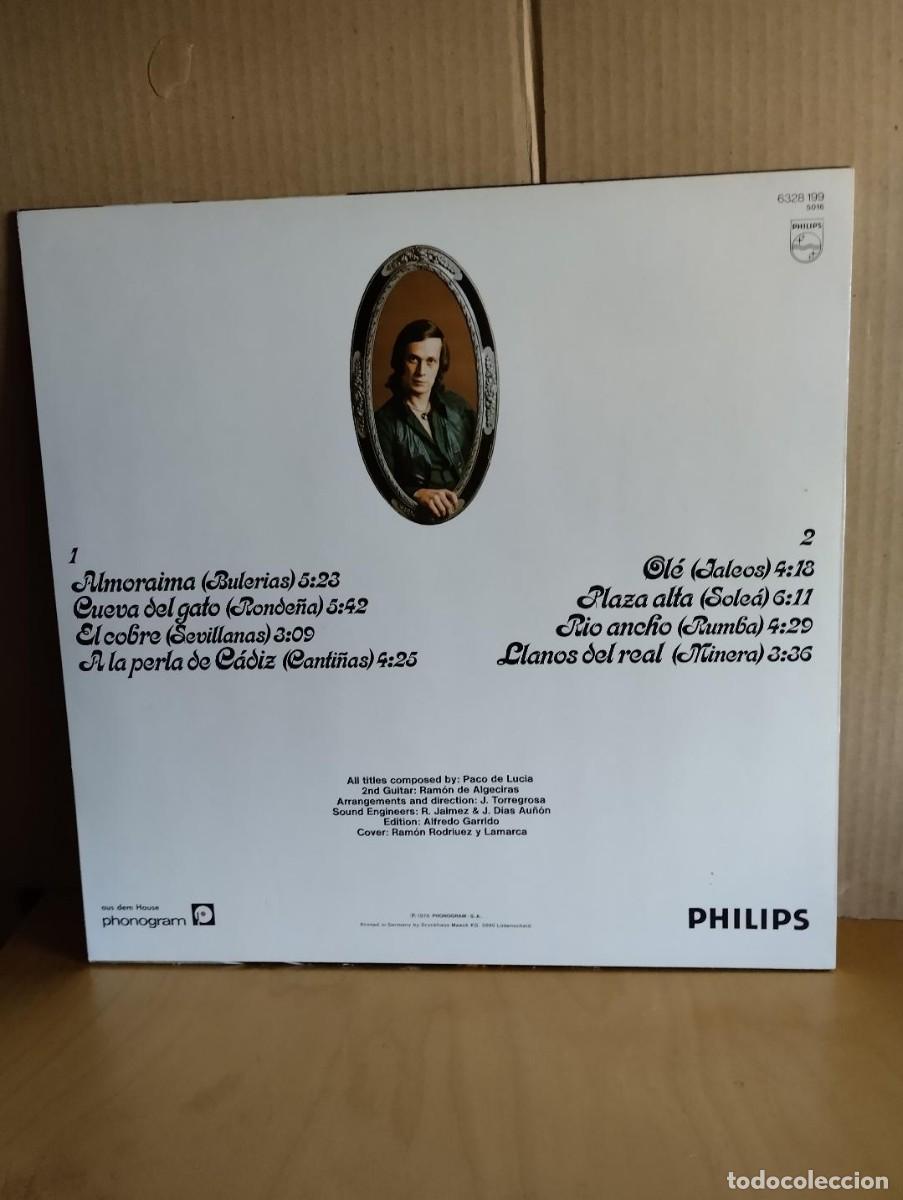 Discos de vinilo: PACO DE LUCIA ---- ALMORAIMA - Foto 2