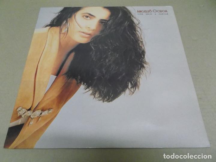 Vinyl records: &Aacute;NGELES OCHOA (LP) VINE SOLO A CANTAR A&Ntilde;O &ndash; 1989