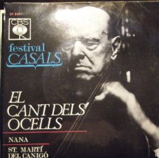 Discos de vinilo: FESTIVAL CASALS . VIOLONCELLO 1967 CATALAN