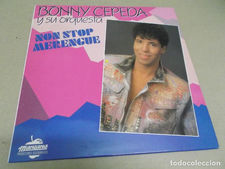 Discos de vinilo: BENNY CEPEDA Y SU ORQUESTA (LP) NON STOP MERENGUE A&Ntilde;O &ndash; 1990